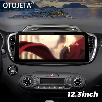 Автомобильный видеоплеер Android 13 с широким экраном 12,3 дюйма, 2Din, радио Стерео для KIA Sorento 2015-2016, мультимедийное головное устройство Carplay с GPS,
