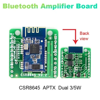 Розничная плата усилителя Bluetooth Модуль 5.0 аудиоприемника CSR8645 APTX Двойной аудиоусилитель с динамиком мощностью 5 Вт
