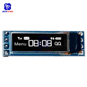 0,69-дюймовый 4-Контактный OLED-Дисплейный Модуль 96x16 3-5,5 В IIC Интерфейс OLED-Экранная плата для Arduino