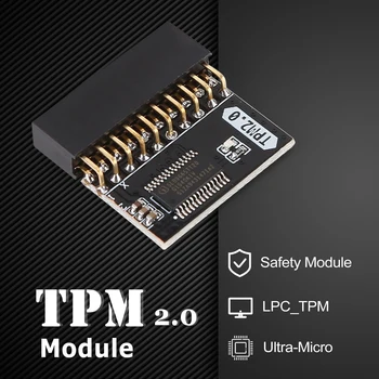 Модуль безопасности Шифрования TPM 2.0 Удаленная Карта Поддерживает Версию 2.0 Для Материнской платы ASUS ASRock MSI GIGABYTE LPC 12/14/18/20 Pin