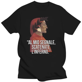 Мужская футболка с забавной цитатой Данте Алигьери Идея подарка 