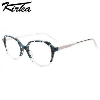 Очки Kirka Kids в ацетатной оправе Прямоугольные очки 4 цвета модные линзы по рецепту для мальчиков и девочек Оптические очки с прозрачными линзами