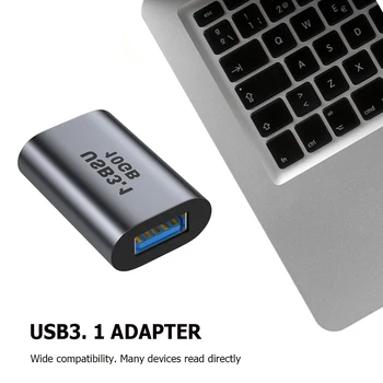 Адаптер USB 3.1-USB 3.1/ Type C, мини-конвертер для мужчин и женщин USB3.1 Gen 2 10 Гбит /с