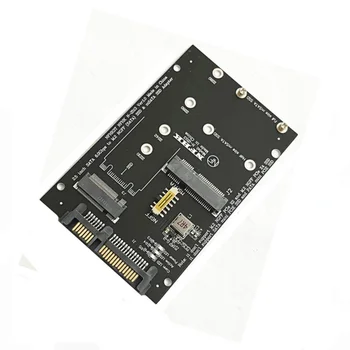 Оптовая Продажа M.2 NGFF MSATA SSD для SATA 3.0 Адаптер 2 в 1 Конвертер Карты для ПК Ноутбук Прямая Поставка