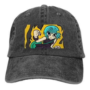 Многоцветная шляпа Scott Pilgrim Женская кепка с козырьком GO RAMONA Персонализированные шляпы с защитой от козырька