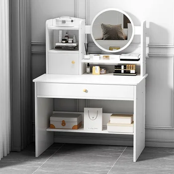Многофункциональный Классический Туалетный столик, зеркало, туалетный столик С Удобными выдвижными ящиками, Комодный столик, письменный стол Tocador Maquillaje Nordic Furniture