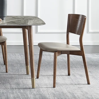 Минималистичные деревянные Обеденные стулья Дизайн Гостиной дизайнерское кресло для спальни в скандинавском стиле ресторан silla nordica 
мебель для дома