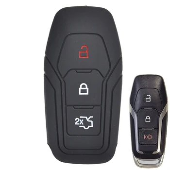 OEMASSIVE Силиконовый Чехол Для Ключей Ford F150 Mondeo Galaxy S-Max Explorer Ranger KA Fiesta Keyless Remote Fob Shell
